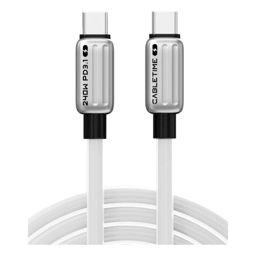 Дата кабель USB-C to USB-C 2.0m PD240W Cabletime (CA915736) – Cabletime