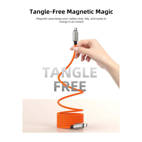 Дата кабель USB-C to USB-C 2.0m PD240W magnetic Cabletime (CA915729) – Cabletime (вид 1)