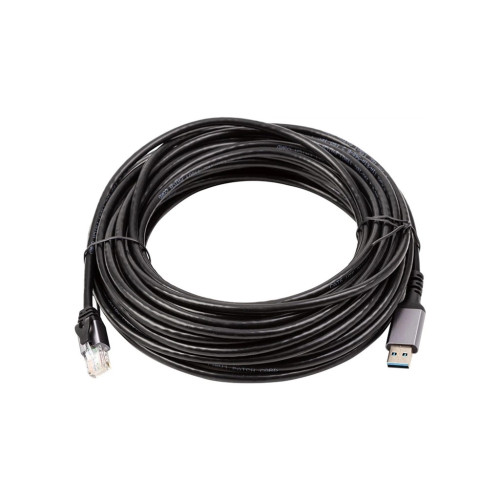 Дата кабель USB AM to RJ45 Ethernet 15.0m CAT6 UTP PowerPlant (CA915026) – PowerPlant (вид 1)