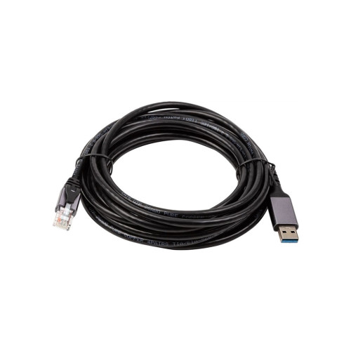 Дата кабель USB AM to RJ45 Ethernet 5.0m CAT6 UTP PowerPlant (CA915002) – PowerPlant (вид 1)