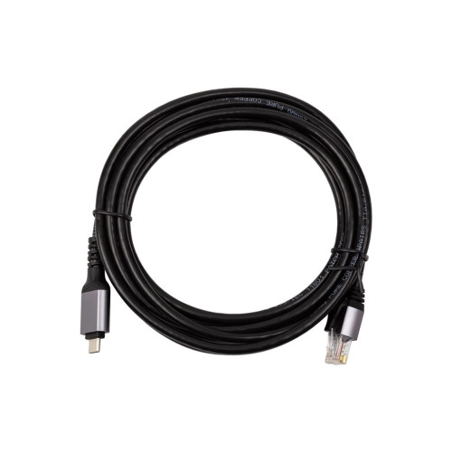 Дата кабель USB-C to RJ45 Ethernet 3.0m PowerPlant (CA914937) – PowerPlant