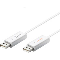 Дата кабель USB 2.0 AM/AM 1.8m Windows & Mac J5create (JUC400-N)