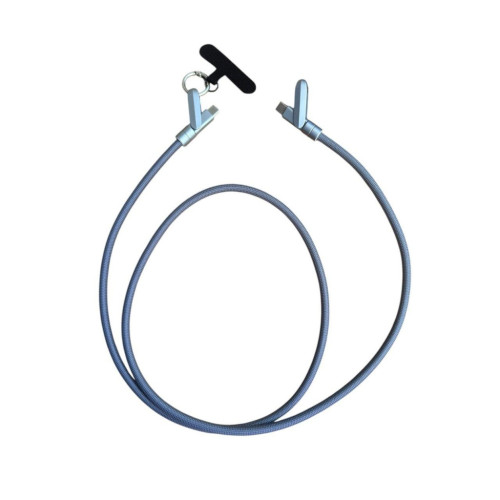 Дата кабель USB-C to USB-C 1.2m PD3.1 100W braided gray XoKo (XK-SC-HLD-200-GR) – XoKo