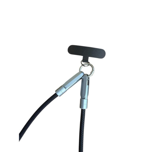 Дата кабель USB-C to USB-C 1.2m PD3.1 100W braided black XoKo (XK-SC-HLD-200-BK) – XoKo (вид 1)