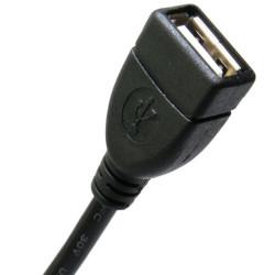 Дата кабель OTG USB 2.0 AF to Micro 5P 0.1m Extradigital (KBO1623)