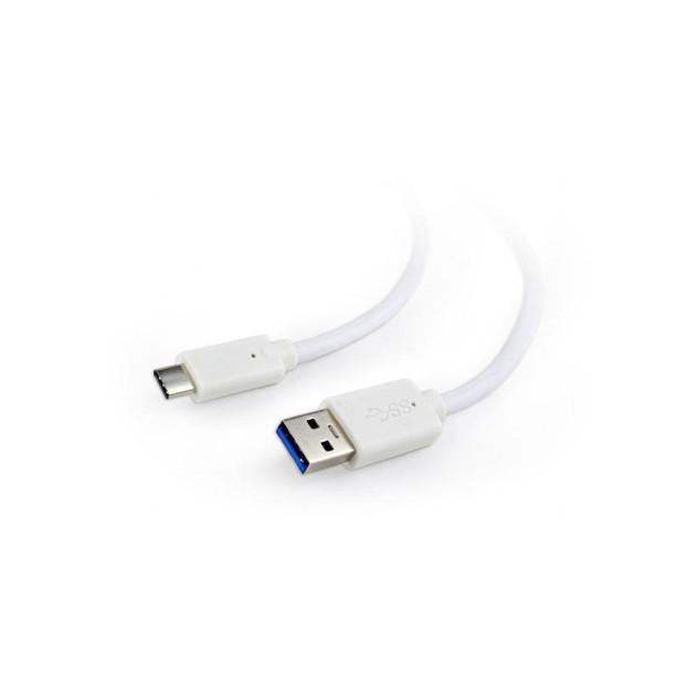 Дата кабель USB 3.0 AM to Type-C 1.8m Cablexpert (CCP-USB3-AMCM-6-W)