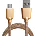 Дата кабель USB 2.0 AM to Micro 5P 1.0m 1.5A, Gold Grand-X (MM02G) – Grand-X (вид 1)
