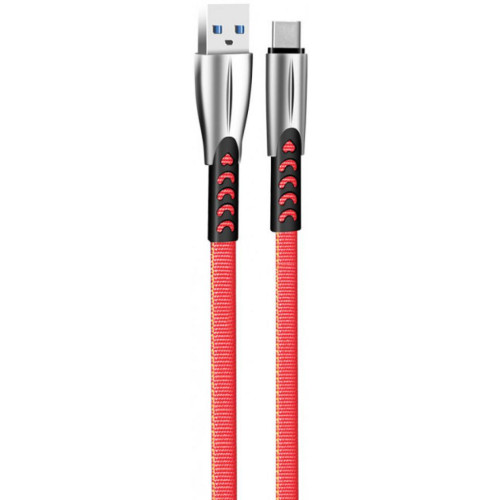 Дата кабель USB 2.0 AM to USB-C 1.0m zinc alloy red ColorWay (CW-CBUC012-RD) – ColorWay (вид 1)