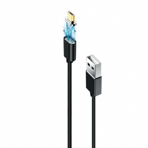 Дата кабель USB 2.0 AM to Micro 5P 1.0m Magnet Grand-X (MG-01M) – Grand-X