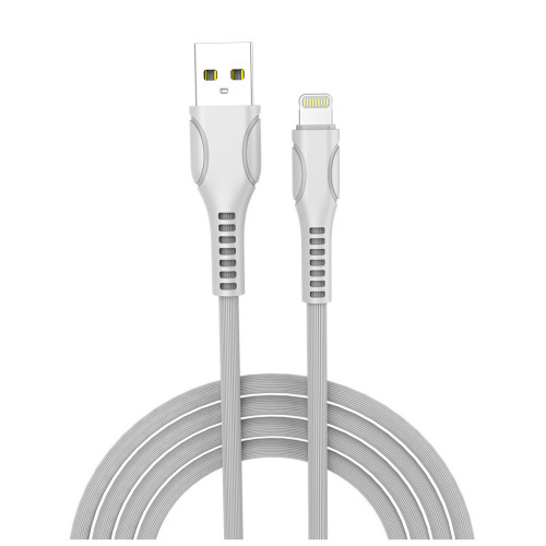 Дата кабель USB 2.0 AM to Lightning 1.0m line-drawing white ColorWay (CW-CBUL027-WH) – ColorWay
