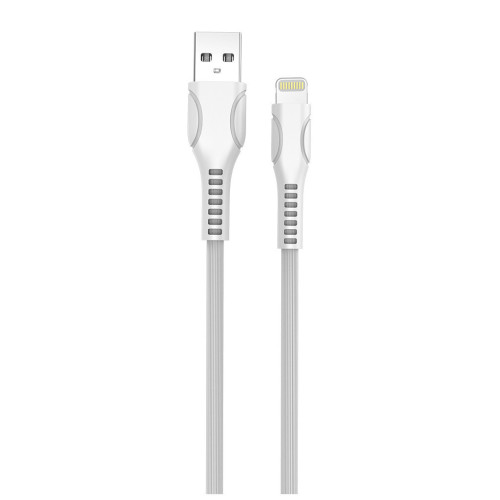 Дата кабель USB 2.0 AM to Lightning 1.0m line-drawing white ColorWay (CW-CBUL027-WH) – ColorWay (вид 1)