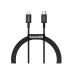 Дата кабель USB-C to Lightning 2.0m 3.0A PD Superior Series Black Baseus (CATLYS-C01) – Baseus (вид 1)