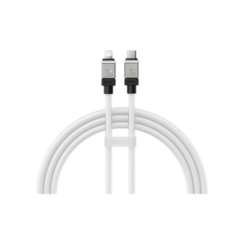 Дата кабель USB-C to Lightning 1.0m CoolPlay Fast Charging 20W white Baseus (CAKW000002) – Baseus
