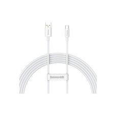 Дата кабель USB 2.0 AM to USB-C 2.0m Superior Fast Charging 100W moon white Baseus (P10320102214-03)