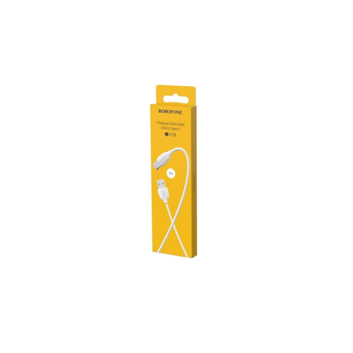 Дата кабель USB 2.0 AM to USB-C 1.0m 3A white BOROFONE (6931474701800) – BOROFONE (вид 2)