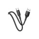 Дата кабель USB 2.0 AM to USB-C 1.0m 2.4A black BOROFONE (6931474745835)