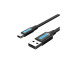 Дата кабель USB 2.0 AM to Mini 5P 0.5m black Vention (COMBD) – Vention