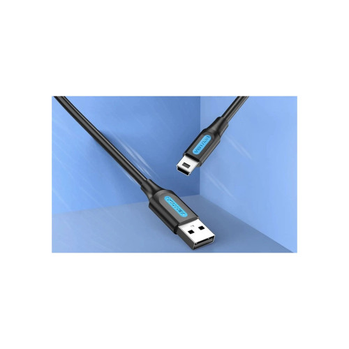Дата кабель USB 2.0 AM to Mini 5P 0.5m black Vention (COMBD) – Vention (вид 1)