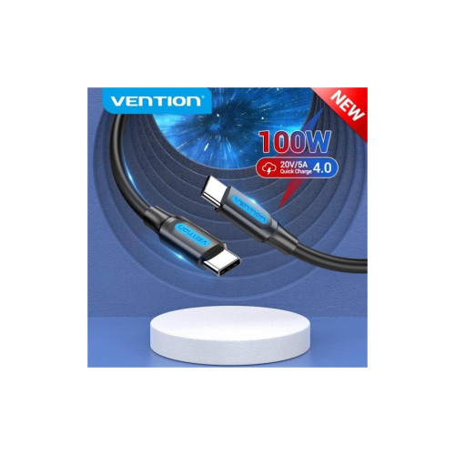 Дата кабель USB-C to USB-C 1.5m 5A black Vention (COTBG) – Vention (вид 2)