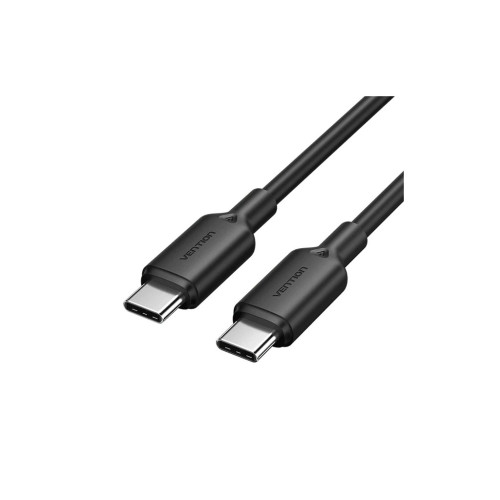 Дата кабель USB-C to USB-C 1.0m 3A black Vention (TRCBF) – Vention