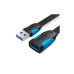 Дата кабель USB 3.0 AM/AF 2.0m flat black Vention (VAS-A13-B200) – Vention
