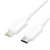 Дата кабель USB-C to Lightning 1.0m 3A white Vention (LAKWF) – Vention