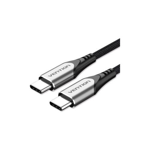 Дата кабель USB-C to USB-C 2.0m aluminum gray Vention (TADHH) – Vention