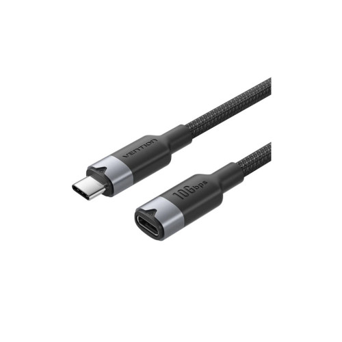 Дата кабель USB-C M/F 1.0m 100W 10Gbps 4K60Hz Vention (TRFBF) – Vention