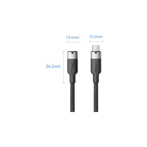 Дата кабель USB-C M/F 1.0m 100W 10Gbps 4K60Hz Vention (TRFBF) – Vention (вид 1)