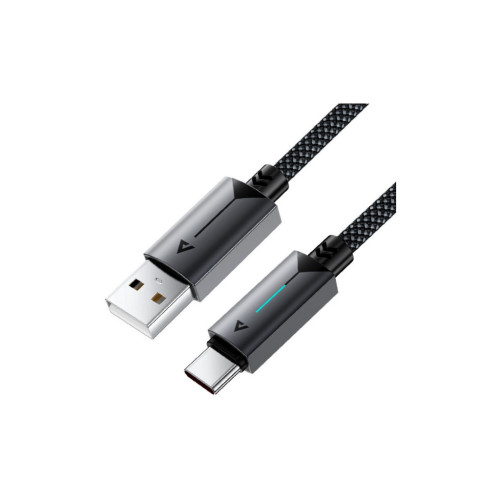 Дата кабель USB 2.0 AM to USB-C 1.2m 60W black Acefast (6974316284482) – Acefast