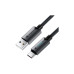 Дата кабель USB 2.0 AM to USB-C 1.2m 60W black Acefast (6974316284482) – Acefast