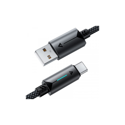 Дата кабель USB 2.0 AM to USB-C 1.2m 60W black Acefast (6974316284482) – Acefast (вид 1)