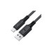 Дата кабель USB 2.0 AM to USB-C 1.2m 3A 60W silicone black Acefast (6974316284178) – Acefast