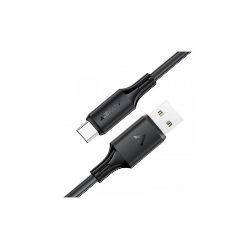 Дата кабель USB 2.0 AM to USB-C 1.2m 3A 60W silicone black Acefast (6974316284178) – Acefast (вид 1)