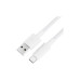 Дата кабель USB 2.0 AM to USB-C 1.2m 3A white Acefast (6974316284260) – Acefast