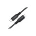 Дата кабель USB-C to USB-C 1.2m 3A 60W silicone black Acefast (6974316284161) – Acefast (вид 1)