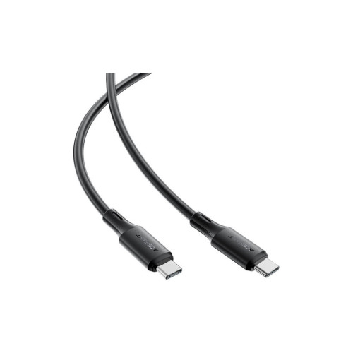 Дата кабель USB-C to USB-C 1.2m 3A 60W silicone black Acefast (6974316284161) – Acefast (вид 2)