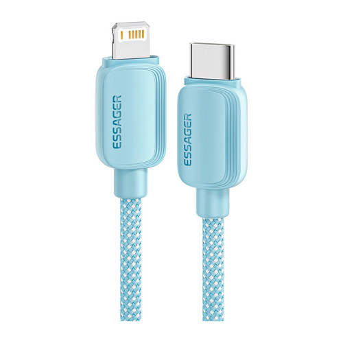 Дата кабель USB-C to Lightning 1.0m 20W blue Essager (EXCTL-WL03-P) – Essager