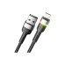 Дата кабель USB 2.0 AM to Lightning 1.0m 2.4A black Essager (EXCL-XCD01) – Essager (вид 1)