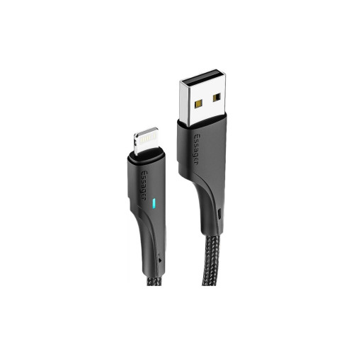 Дата кабель USB 2.0 AM to Micro 5P 1.0m 3A black Essager (EXCM-LS01) – Essager