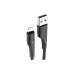 Дата кабель USB 2.0 AM to Micro 5P 1.0m 3A black Essager (EXCM-LS01) – Essager