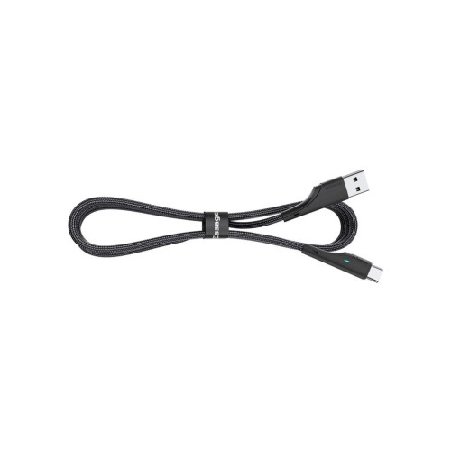 Дата кабель USB 2.0 AM to USB-C 1.0m 3A black Essager (EXCT-LS01) – Essager (вид 1)