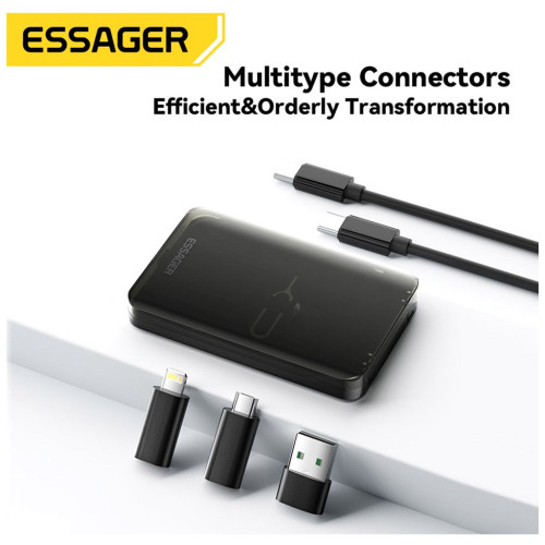 Дата кабель USB charging cable set Treasure box 0.28m Essager (ECJHZ-JH01-P) – Essager (вид 1)
