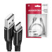 Дата кабель USB 2.0 AM to USB-C 1.0m black AXAGON (BUCM-AM10AB) – AXAGON (вид 1)