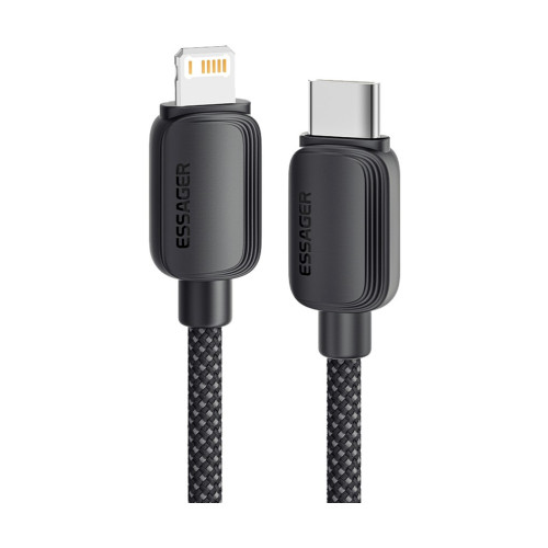 Дата кабель USB-C to Lightning 1.0m 20W black Essager (EXCTL-WL01-P) – Essager