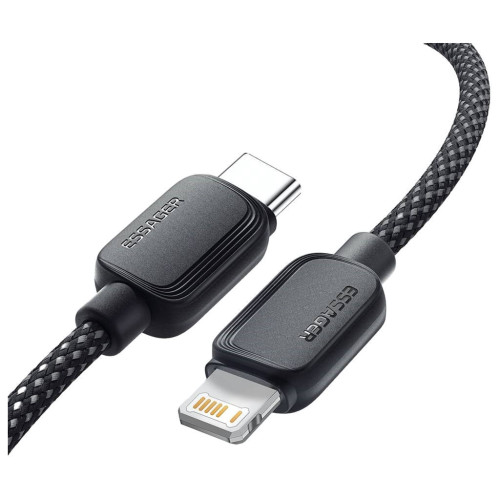 Дата кабель USB-C to Lightning 1.0m 20W black Essager (EXCTL-WL01-P) – Essager (вид 1)