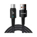 Дата кабель USB 2.0 AM to USB-C 0.5m 7A 100W black Essager (EXC7A-CGB01-P) – Essager