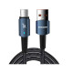 Дата кабель USB 2.0 AM to USB-C 1.0m 7A 100W blue Essager (EXC7A-CG03-P)