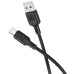 Дата кабель USB 2.0 AM to USB-C 3.0m silicone BX113 black BOROFONE (6941991115554) – BOROFONE