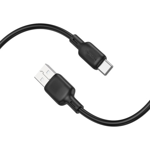 Дата кабель USB 2.0 AM to USB-C 3.0m silicone BX113 black BOROFONE (6941991115554) – BOROFONE (вид 2)